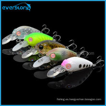 Hot Mini Swinger Crank Señuelos de pesca duros China 35mm 3.8g Crankbait Bkk Hook Profundidad 1.6-2m Aparejos de pesca de carpa